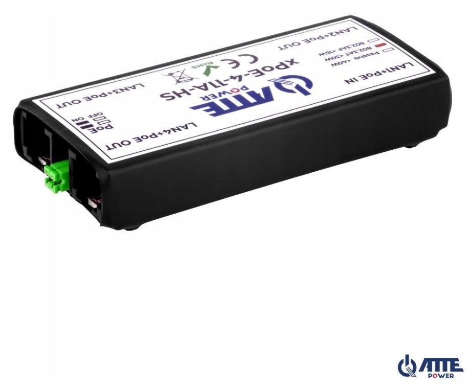 SWITCH 4-PORTOWY POE ATTE xPoE-4-11A-HS