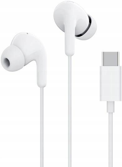 Słuchawki Xiaomi Type-C Earphones Białe z Mikrofonem HD