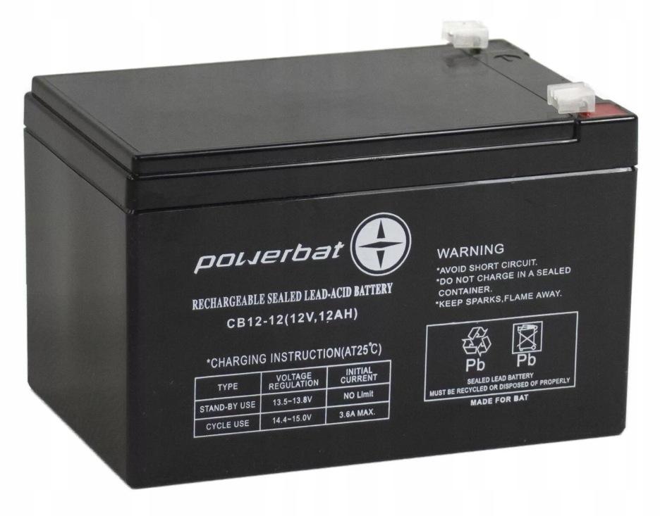 Akumulator AGM POWERBAT CB 12V 12Ah