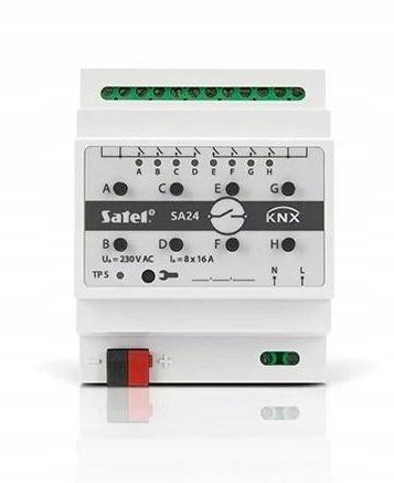 SATEL KNX 8-kanałowy aktor przełączający KNX-SA24
