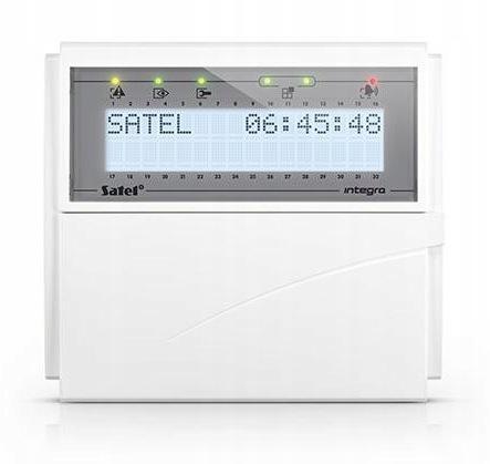 SATEL Manipulator LCD (białe podświetlenie) INT-KLCD-W