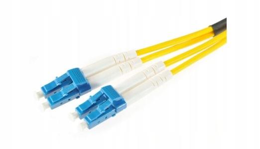 PATCHCORD ŚWIATŁOWODOWY SM 2M DUPLEX 9/125, LC/UPC-LC/UPC