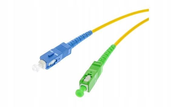 PATCHCORD ŚWIATŁOWODOWY SM SC/UPC-SC/APC SIMPLEX 1m