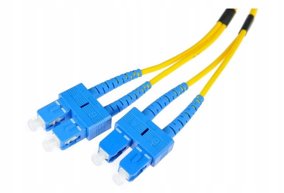 PATCHCORD ŚWIATŁOWODOWY SM SC/UPC-SC/UPC DUPLEX 1m