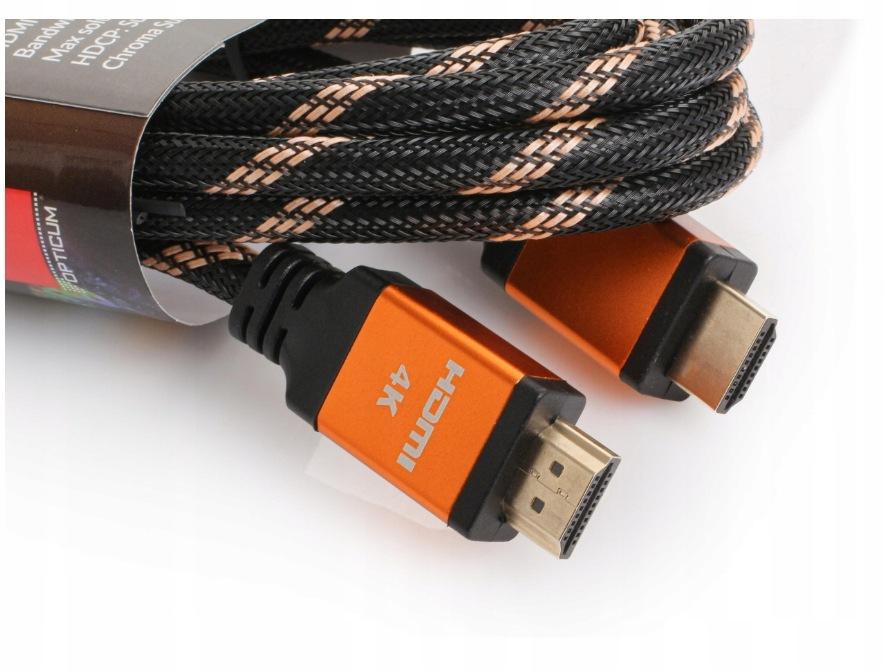 Kabel HDMI-HDMI Opticum RED 4K UHD - 0.5m (v2.0)