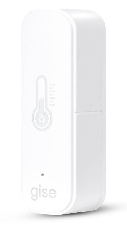 GISE Smart Czujnik temperatury i wilgotności Wi-Fi Biały |Tuya|GTHS-WF-01-W