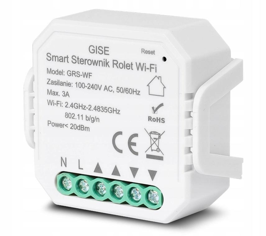 GISE Smart Sterownik roletowy WiFi GEN 2 | Tuya | GRS-WF