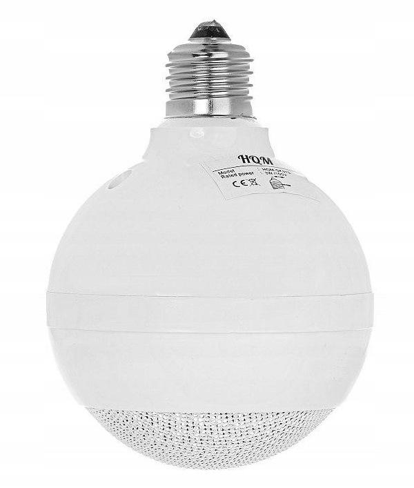 Głośnik kulowy HQM-SK313 3W 100V gwint E27 Biały
