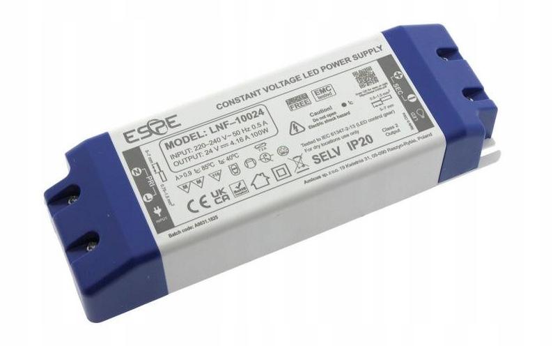 ZASILACZ IMPULSOWY LED ESPE LNF-10024 24V/100W/4.16A IP20