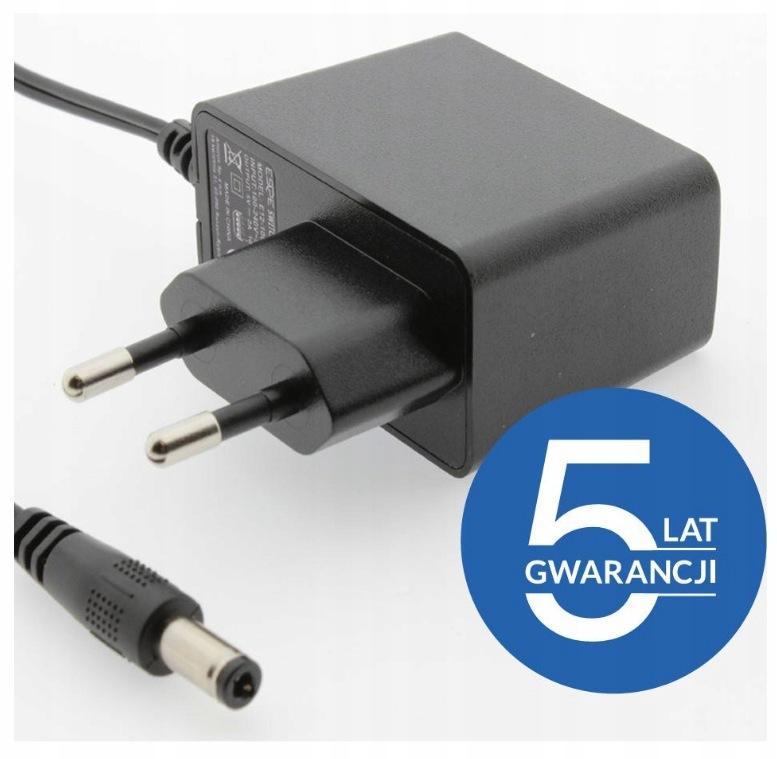 ZASILACZ WTYCZKOWY ESPE 12V 2A 24W WTYK PROSTY 2,1x5,5mm 5 LAT GW.