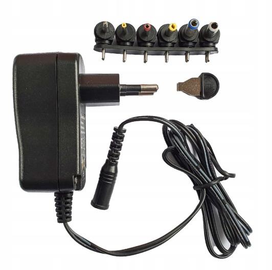 ZASILACZ WTYCZKOWY 3-12V 2.25A 1m. 3V 4,5V 5V 6V 7,5V 9V 12VDC REGULOW ESPE