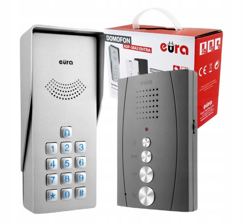 Domofon EURA ADP-38A3 ENTRA grafit