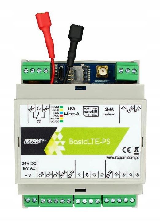 ROPAM Basic4G-PS-D4M moduł powiadomienia i sterowania LTE (2G/4G)