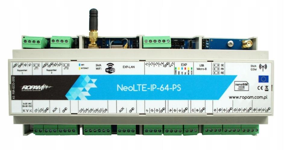 ROPAM CENTRALA ALARMOWA NEOLTE-IP-64-PS-D12M