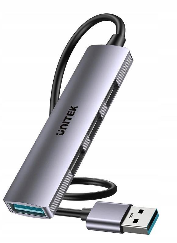 Unitek Kompaktowy hub USB-A 4 w 1