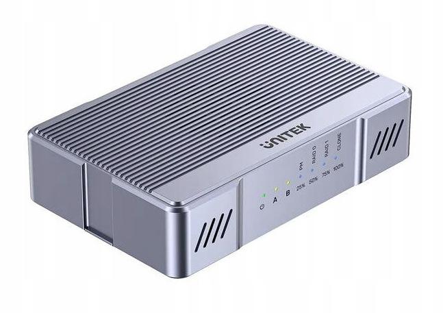 Unitek obudowa 2x M.2 20 Gb/s RAID0, RAID1 + klonowanie