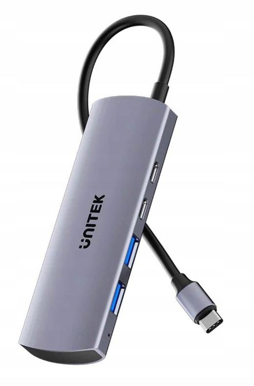 Hub USB-C Unitek Hub 4w1 USB-C 10 Gbps, 2x USB-A i 2x USB-C