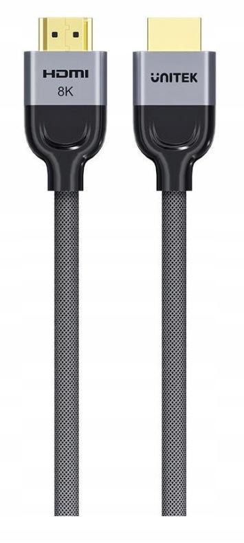 Unitek przewód 8K LUX HDMI 2.1 oplot 2M