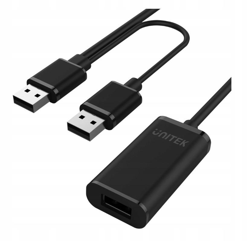 Unitek Y-279 wzmacniacz sygnału USB 2.0 20M