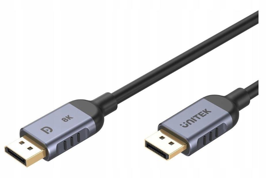 Kabel DisplayPort Unitek 1.4 8k 60hz, 4k 240hz, HDR, HDCP 2.3, DSC 1.2, 5m