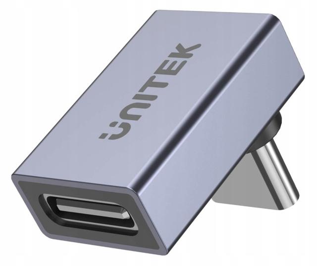 Unitek Adapter USB-C na USB-C kątowy 40Gbps 240W