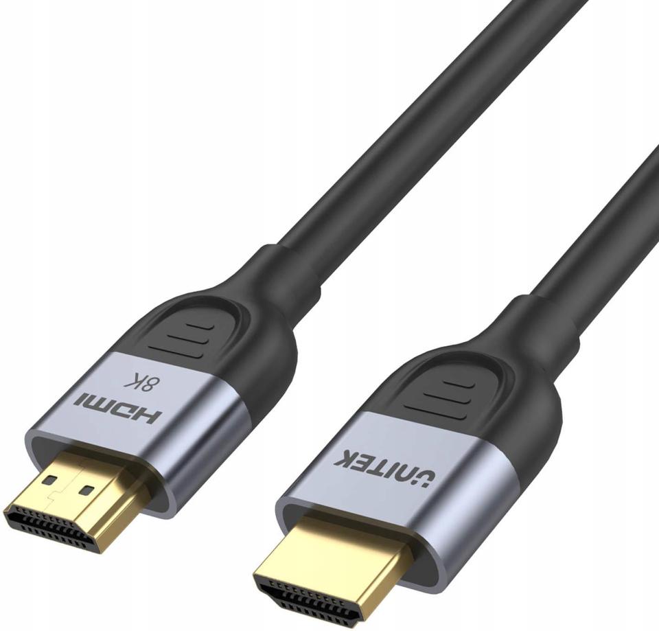 Kabel HDMI Unitek 2.1 8K 60Hz, czarny, 1m